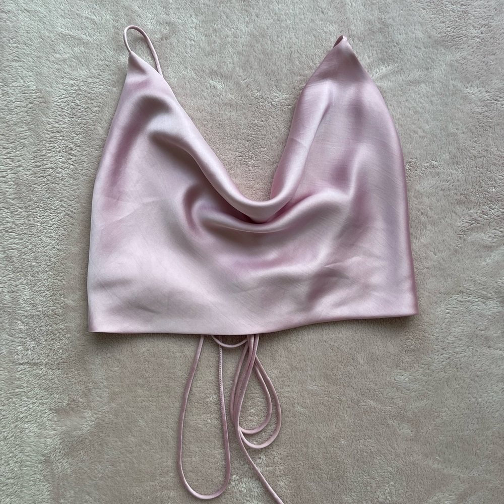 Zara satin top